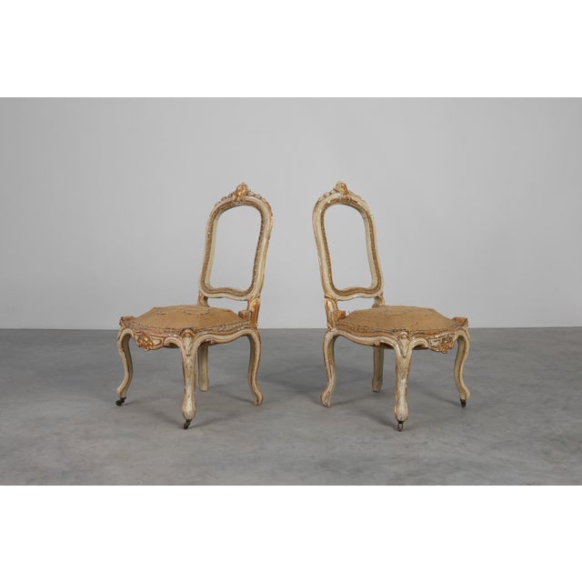 Wood French Louis XV Suite in Carved Wood, Set of 5 For Sale - Image 7 of 18