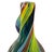 Pair of Fratelli Toso Murano Swirl Glass Long-Neck Vases, Mid-20th Century. For Sale In Los Angeles - Image 6 of 7