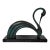 Contemporary Italian Bronze Swan Sculpture on Black Marble Base in Art Deco Revival Style For Sale