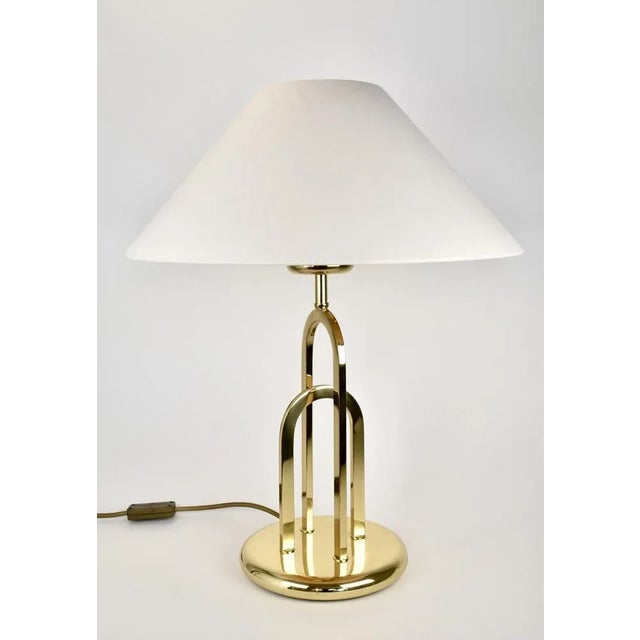 Vintage Brass Regency Table Light, 1970s For Sale - Image 10 of 12