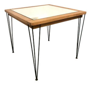 Ficks Reed Sol-Air Mirror Top Square Table.