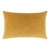 Scalamandre 22" x 14" Tudor Velvet Lumbar Pillow in Brass For Sale