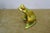 Late 20th Century Zsolnay Eosin Hungarian Iridescent Green Art Deco Frog & Girl Figurines 3" For Sale - Image 9 of 13
