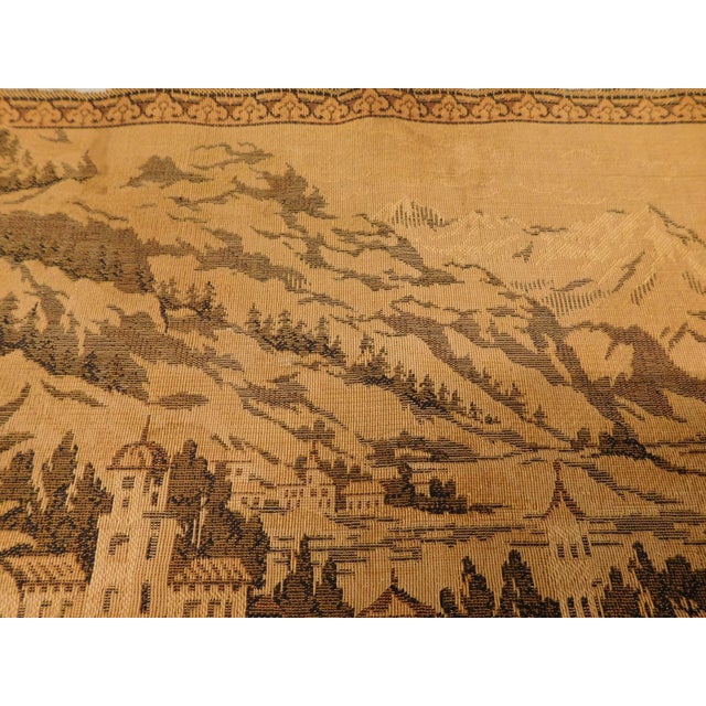 Vintage Wall Hanging Tapestry Panel. 18"x 19" For Sale - Image 4 of 9