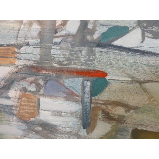 2010s "Nature" Large Square Abstract Oil Painting by Scott Spencer For Sale - Image 5 of 7