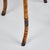 Antique Chinoiserie Tortoiseshell Bamboo + Grass Cloth Side Table For Sale - Image 4 of 13