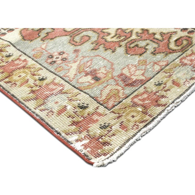 Illustration 1960s Turkish Oushak Rug For Sale - Image 3 of 7