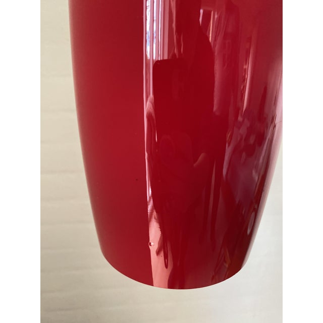 1960s Red Pendant Lamp, 1960s For Sale - Image 5 of 10
