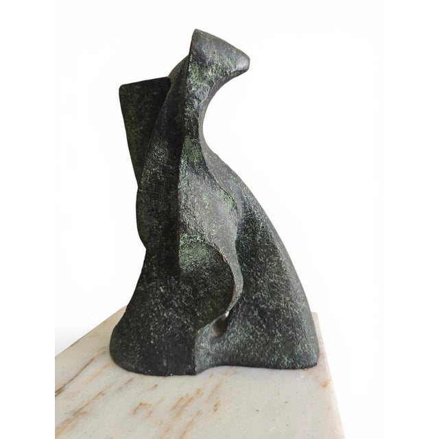 Metal Montserrat Faura, Abstract Bronze Head, 1970, Bronze For Sale - Image 7 of 15