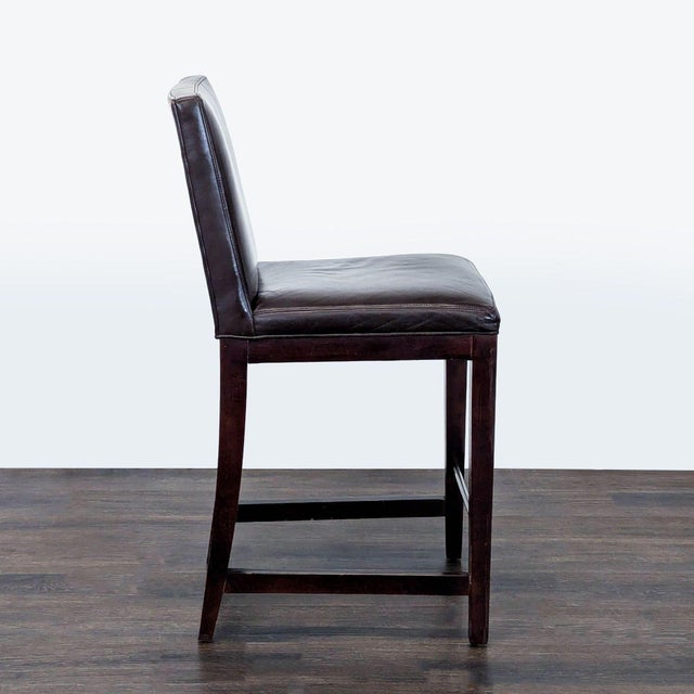 Room & Board Room & Board Ava Leather Counter Stool For Sale - Image 4 of 9
