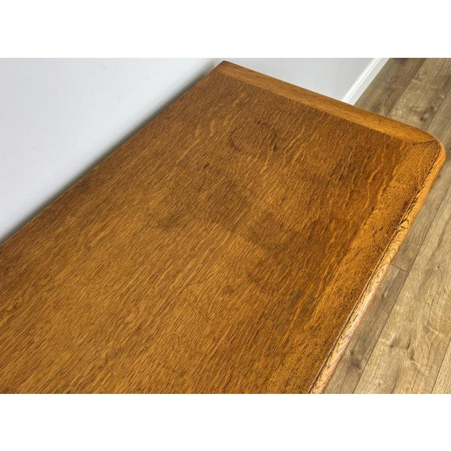 Brown Vintage French Louis Style Oak Chest of 3 Drawers For Sale - Image 8 of 12