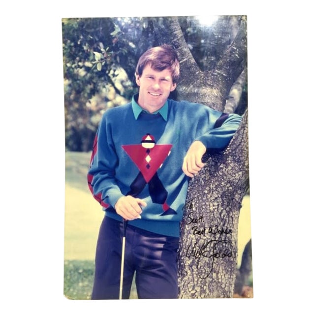 Nick Faldo, 1990, Photograph, Board For Sale