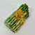 1940s Vintage Majolica French Hollywood Regency Trompe L’Oeil Asparagus Box. For Sale - Image 12 of 15
