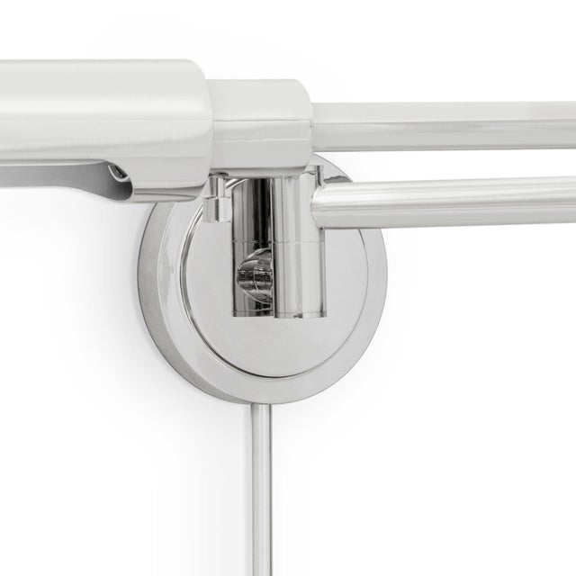 Regina Andrew Noble Swing Arm Task Sconce, Polished Nickel For Sale - Image 4 of 6
