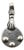 Sterling Silver Vintage Berber Coin Pendant With Hand From Morocco For Sale