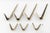 Black Hooks by Herta Baller, Vienna, Austria, 1950s, Set of 7 For Sale - Image 8 of 8