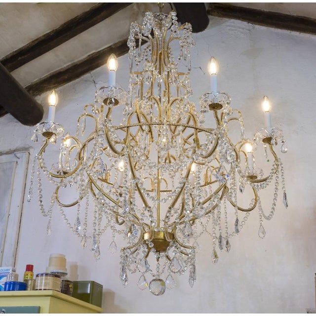 Vintage Chandelier, 1980s For Sale - Image 6 of 16