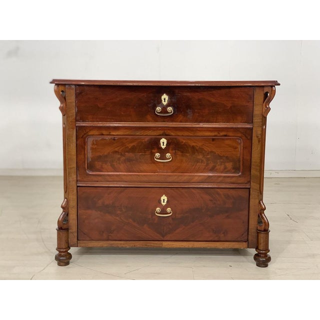 Vintage Brown Dressing Table For Sale - Image 11 of 11