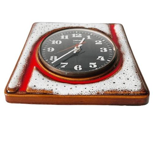 Vintage Junghans Peter Ceramic Wall Clock, 1960s For Sale - Image 4 of 6