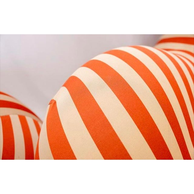 Gaetano Pesce “Big Mama” (Up5_6) Chair & Ottoman for B&b Italia – Red/White Stripe – Like New For Sale In Dallas - Image 6 of 11