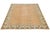 This oversized Khotan-style hand-knotted wool rug features an orange field with brown and beige accents. The design...