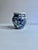 Petite hand-painted Royal Delft Blue and White porcelain vase from the Netherlands, Circa 1960. Featuring a smaller smooth...