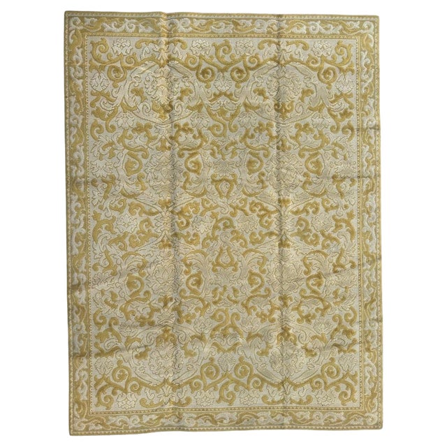 Mid-Century French Cogolin Decorative Rug, 1970s For Sale