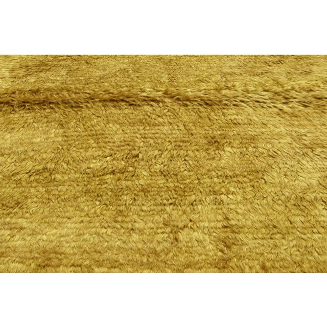 Mid 20th Century Vintage Turkish Tulu Angora Rug - 04'02 X 05'00 For Sale - Image 5 of 6