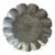 Vintage Farber & Shlevin Hand Wrought Aluminum Tray, Scalloped Daisy Motif For Sale