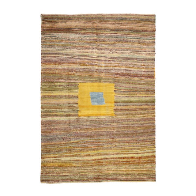 Early 21st Century Vintage Turkish Striped Kilim Rug, 08'05 X 12'05 For Sale In Dallas - Image 6 of 6