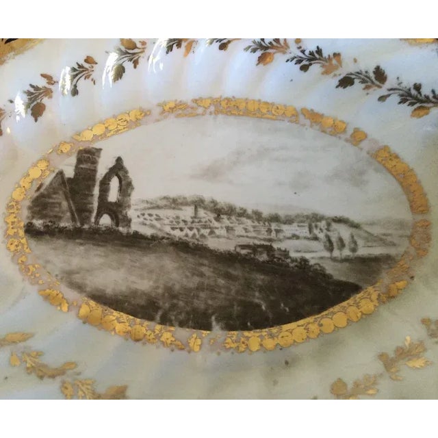 White 18th Century English George III Worcester Porcelain Lozenge Shape Dessert Dish Plate Droitwich Spa For Sale - Image 8 of 11