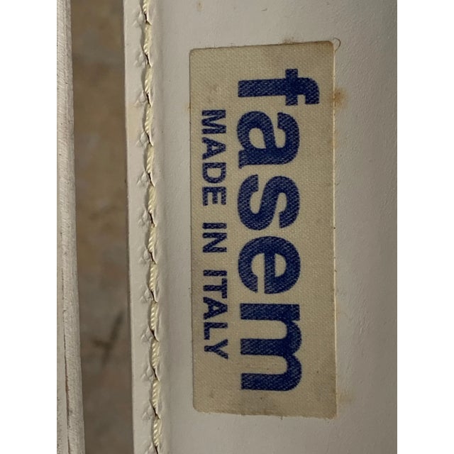 "Stripe" Dining Chair Armchairs by Giancarlo Vegni for Fasem, 1999 - A Pair For Sale - Image 11 of 13