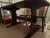 Wood Final Price Reduction on 1970s Ethan Allen Old Tavern Antiqued Pine Trestle Dining 5' Table With 6 Original Matching Chairs For Sale - Image 7 of 7