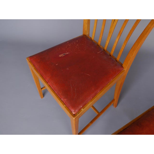 Dining Chairs by Elmar Berkovich for Zijlstra te Joure, 1947, Set of 2 For Sale - Image 12 of 15