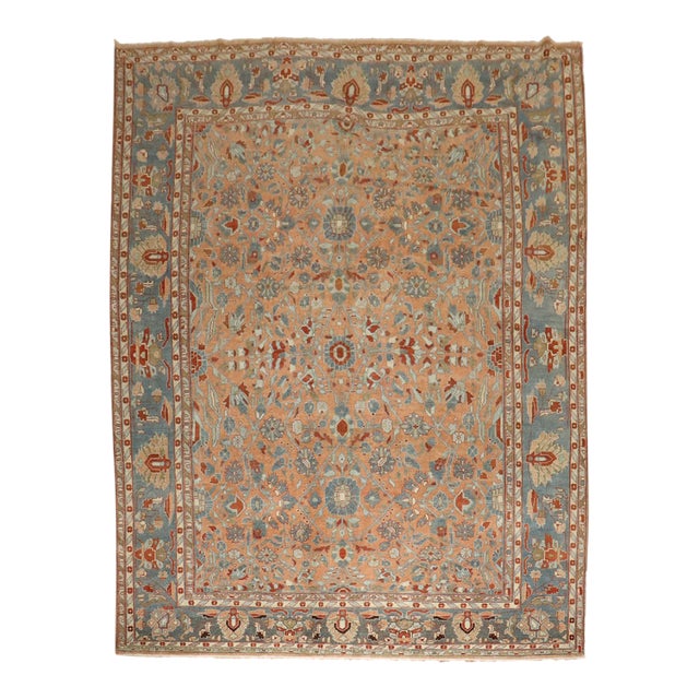 Antique Persian Lilihan - 9'1" x 11'9" For Sale