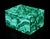 Malachite Box Thorns and Roses Italian Made Gemstone Box For Sale - Image 9 of 15