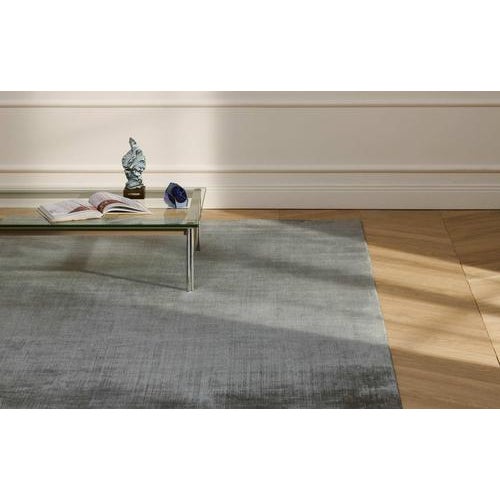 Charcoal Atacama Rug in Antracite and Viscose from Cassina For Sale - Image 8 of 10