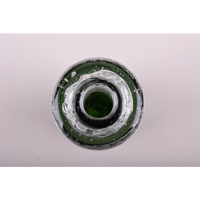 Mid-Century Vase by F. Vízner for Glasswork Škrdlovice, Czech, 1970s For Sale - Image 4 of 7