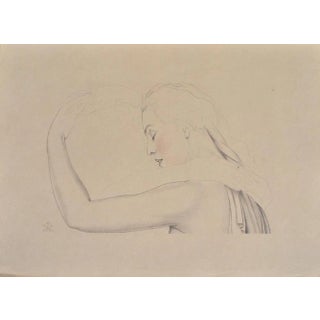 Walter Sauer, Tenderness, Signed Engraving For Sale