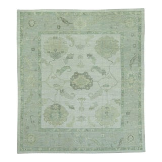 Turkish Oushak Rug 10' x 11'3" #19264 For Sale