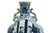 Ceramic Chinese Blue White Porcelain MoonFlask Scenery Graphic Art Vase For Sale - Image 7 of 15