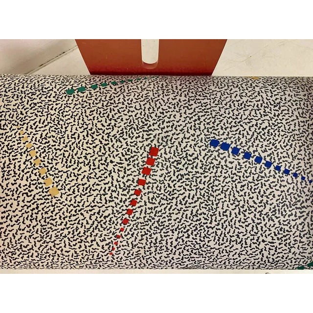 Set of Postmodern Bench and Mirror, 1980s For Sale - Image 10 of 11