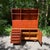 Mid 20th Century Mid 20th Century Danish Modern Two-Piece Bookshelf With Drop-Down Secretary Desk Top For Sale - Image 5 of 12
