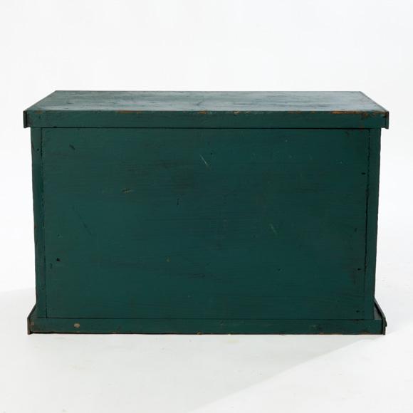 Wood Antique 4 Drawer Tool Chest For Sale - Image 7 of 9