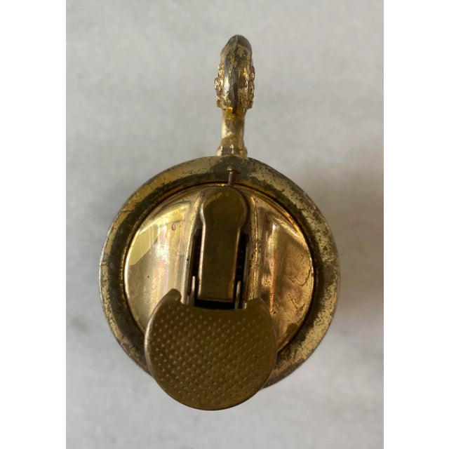 Metal Vintage Mid Century Table Lighter For Sale - Image 7 of 10