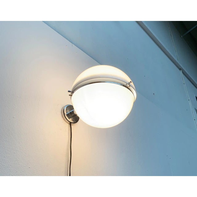 Mid-Century Italian Space Age Ball Wall Sconce from Guzzini For Sale - Image 10 of 18