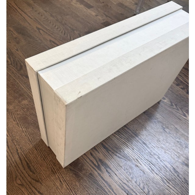 Rare Authentic Chanel Couture Fabric Wrapped Vip Box Lagerfeld Closet Display Big For Sale In Chicago - Image 6 of 9