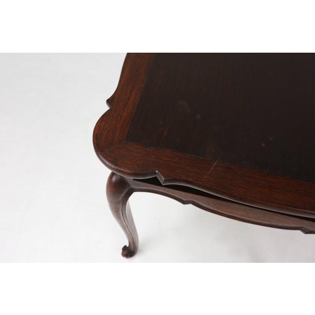 French Card Table in Wood, 1890s For Sale - Image 9 of 13
