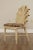 Vintage Rattan Cream Lacquered Dining Chair For Sale In Philadelphia - Image 6 of 13