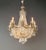 1930s Art Deco Crystal Chandelier Silver Serpentine Form Restored Antique Brass For Sale - Image 4 of 16